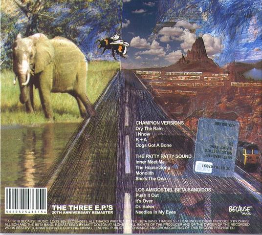 The 3 Ep's - CD Audio di Beta Band - 2