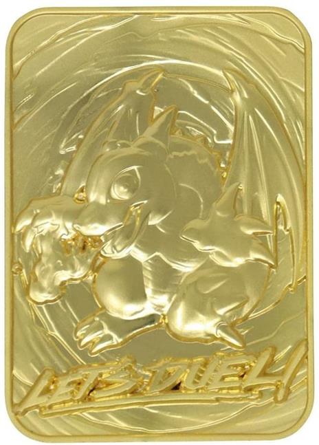 Fanattik Ygo29G Yu-Gi-Oh Metal Gold Card Collectible Replica Baby Dragon, Colore Black, 198047