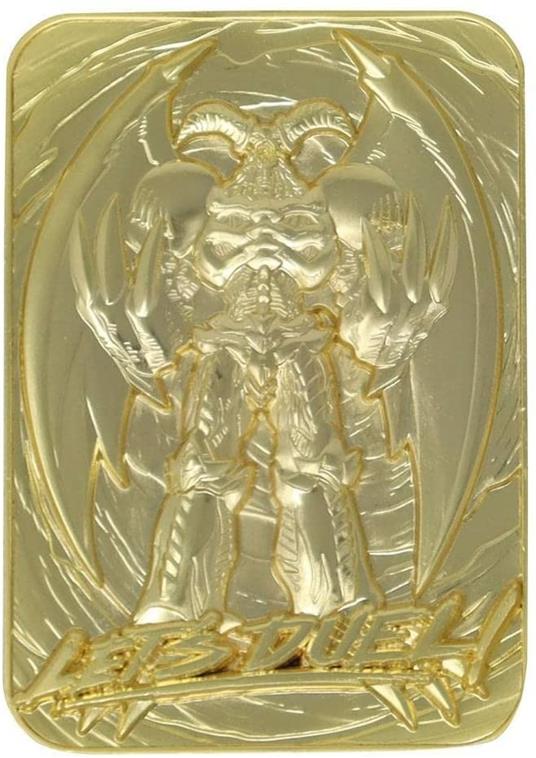 Fanattik Ygo31G Yu-Gi-Oh Metal Gold Card Collectible Replica Summoned Skull, Oro, Colore Black, 198049