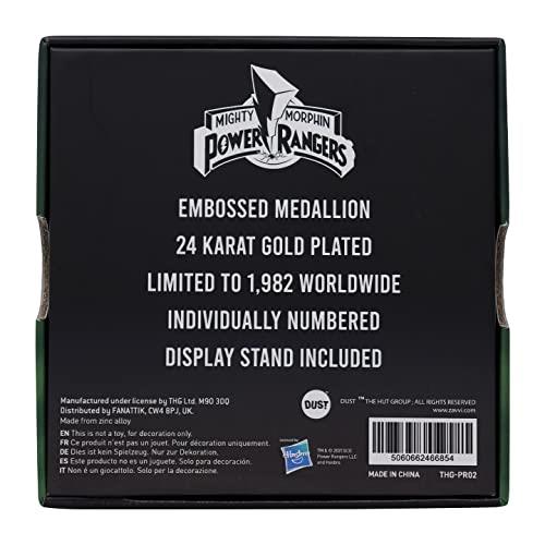 POWER RANGERS - Médaillon métal plaqué or collector ''9x12.5x2.5cm'' - 4