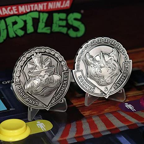 Fanattik V-Turt1 Teenage Mutant Ninja Turtles Medallions Set Bad Guy