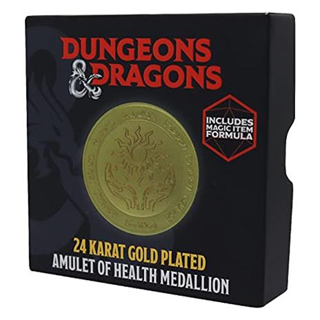 Fanattik Dungeons & Dragons - Médaille en Métal plaqué or Collector