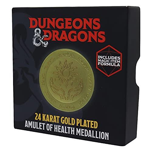 Fanattik Dungeons & Dragons - Médaille en Métal plaqué or Collector