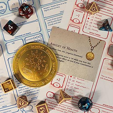 Fanattik Dungeons & Dragons - Médaille en Métal plaqué or Collector - 2