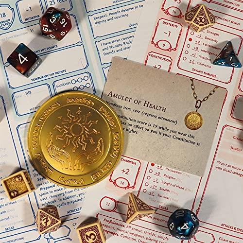 Fanattik Dungeons & Dragons - Médaille en Métal plaqué or Collector - 2