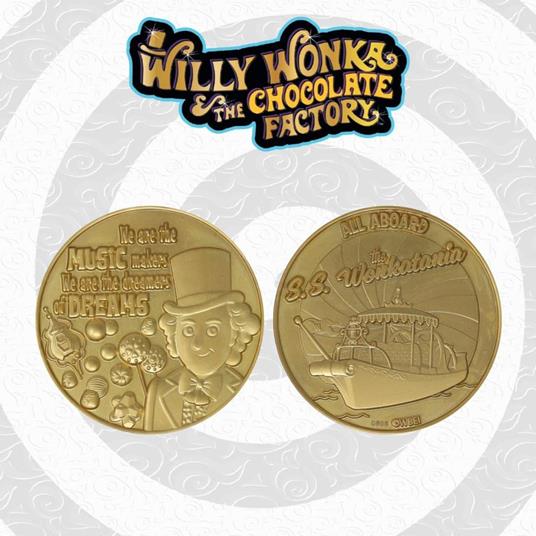 Willy Wonka & The Chocolate Factory Collectable Coin Dreamers Edizione Limitata Fanattik - 2