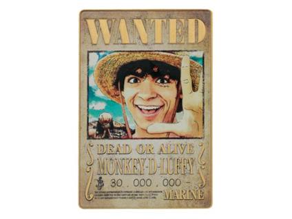 One Piece Ingot Luffy Wanted Poster Edizione Limitata Fanattik
