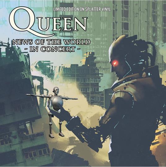 News Of The World - In Concert (Splatter Vinyl) - Vinile LP di Queen