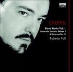 Musica per pianoforte vol.1 - CD Audio di Frederic Chopin,Roberto Poli