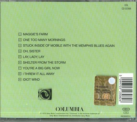 Hard Rain - CD Audio di Bob Dylan - 2