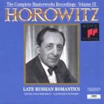 Late Russian Romantics vol.9 - CD Audio di Vladimir Horowitz,Sergei Rachmaninov,Alexander Scriabin