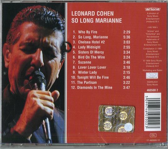 So Long Marianne - CD Audio di Leonard Cohen - 2