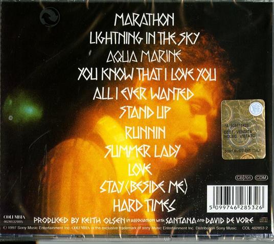 Marathon - CD Audio di Santana - 2