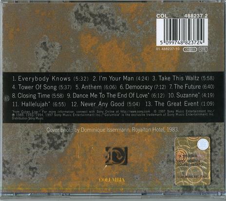 More Best of - CD Audio di Leonard Cohen - 2