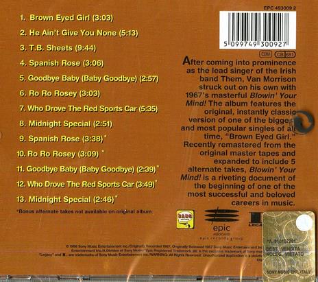Blowin' Your Mind! - CD Audio di Van Morrison - 2