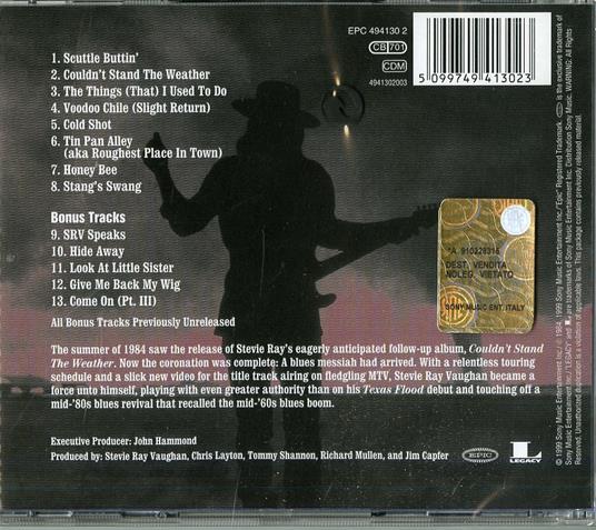 Couldn't Stand the Weather - CD Audio di Stevie Ray Vaughan,Double Trouble - 2