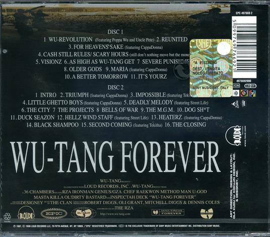 Wu Tang Forever - CD Audio di Wu-Tang Clan - 2