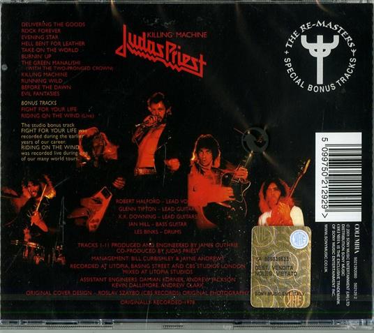 Killing Machine (Remastered) - CD Audio di Judas Priest - 2