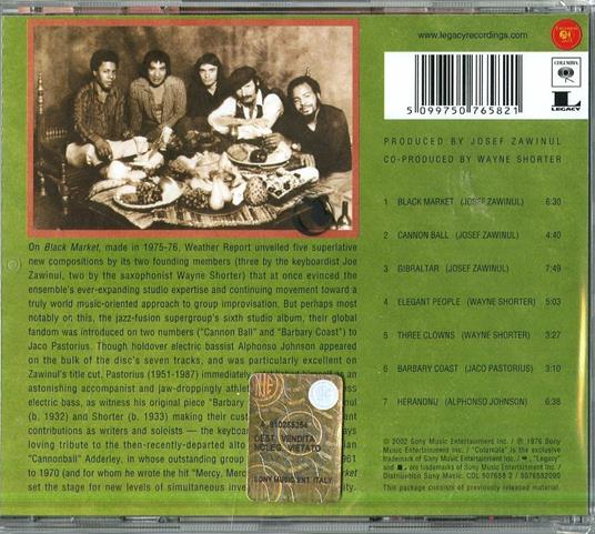 Black Market - CD Audio di Weather Report - 2