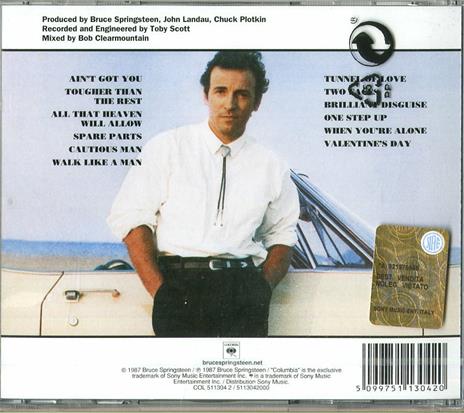 Tunnel of Love (Repackaging) - CD Audio di Bruce Springsteen - 2