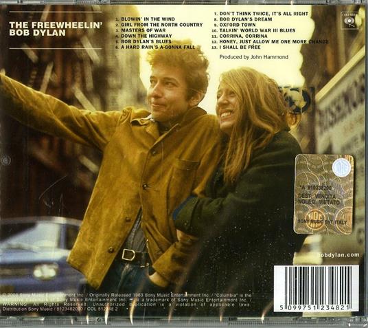 The Freewheelin' Bob Dylan (Remastered) - CD Audio di Bob Dylan - 2