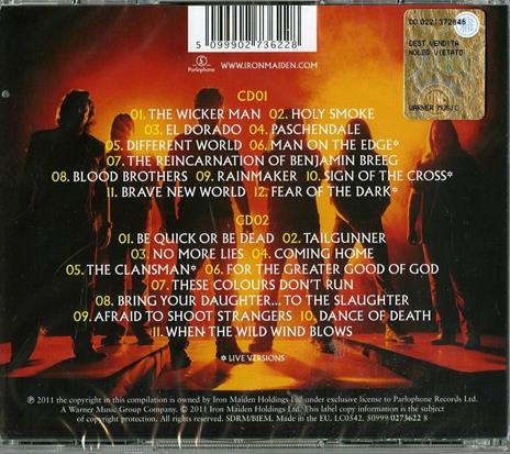 From Fear to Eternity. The Best of 1990-2010 - CD Audio di Iron Maiden - 2