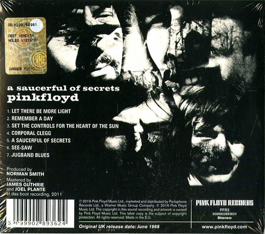 A Saucerful of Secrets (Discovery) - CD Audio di Pink Floyd - 2