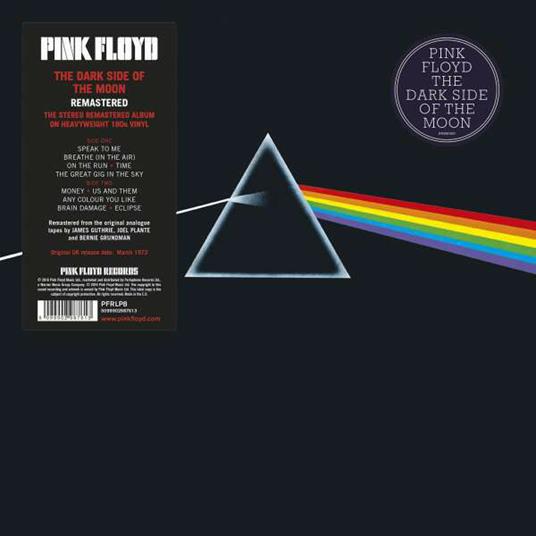 Dark Side of the Moon - Pink Floyd - Vinile