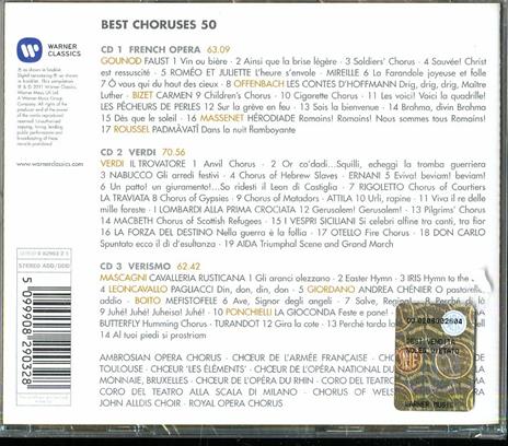 50 Best Choruses - CD Audio - 2