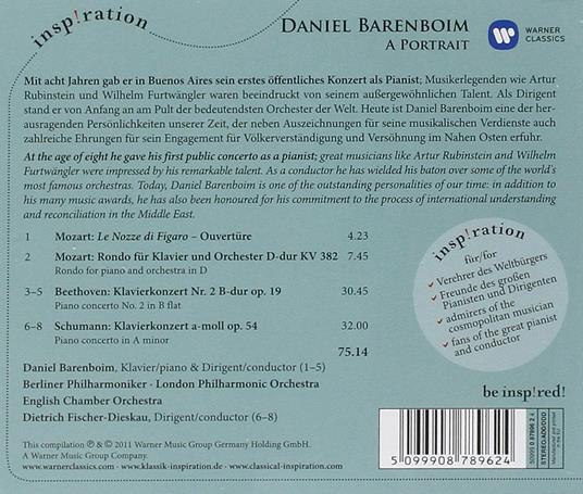 A Portrait - CD Audio di Daniel Barenboim - 2