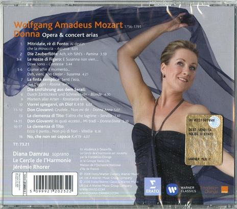 Donna - CD Audio di Wolfgang Amadeus Mozart,Diana Damrau - 2