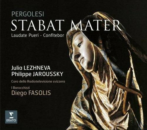 Stabat Mater - Laudate Pueri - Confitebor - CD Audio di Giovanni Battista Pergolesi,Diego Fasolis,Philippe Jaroussky,Julia Lezhneva,I Barocchisti