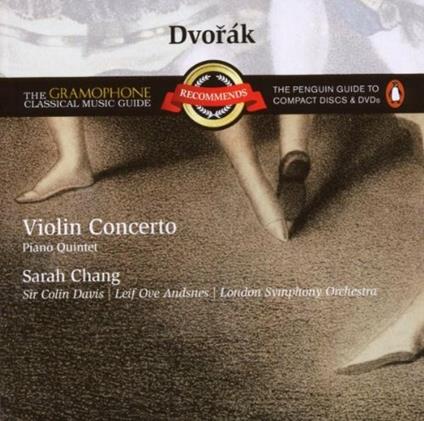 Dvorak. Violin Concerto - CD Audio di Antonin Dvorak,Sarah Chang