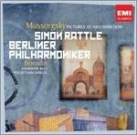 Quadri di un'esposizione (Pictures at an Exhibition) / Sinfonia n.2 - Danze polovesiane - CD Audio di Modest Mussorgsky,Alexander Borodin,Berliner Philharmoniker,Simon Rattle