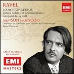 Concerti per pianoforte - Valses nobles et sentimentales - Gaspard de la nuit - CD Audio di Maurice Ravel,André Cluytens,Samson François,Orchestre de la Société des Concerts du Conservatoire