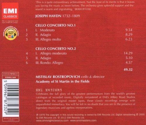 Concerti per violoncello - CD Audio di Franz Joseph Haydn,Mstislav Rostropovich - 2