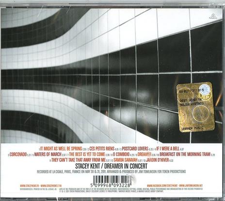 Dreamer in Concert - CD Audio di Stacey Kent - 2