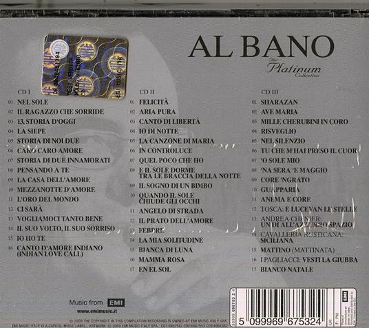 The Platinum Collection: Al Bano - CD Audio di Al Bano - 2