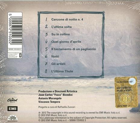 L'ultima Thule - CD Audio di Francesco Guccini - 2