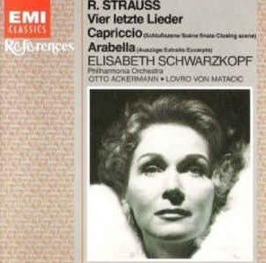 Vier Letzte Lieder - Capriccio - Arabella - CD Audio di Richard Strauss,Elisabeth Schwarzkopf