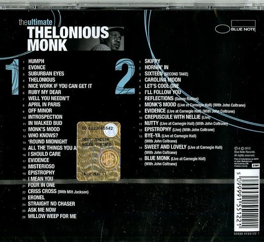 The Ultimate - CD Audio di Thelonious Monk - 2