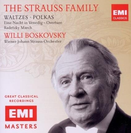 The Strauss Family: Waltzes & - CD Audio di Willi Boskovsky