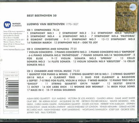 50 Best Beethoven - CD Audio di Ludwig van Beethoven - 2