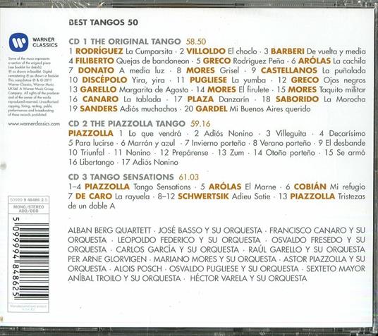 50 Best Tango - CD Audio - 2