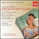 Il cavaliere della rosa (Der Rosenkavalier) - CD Audio di Richard Strauss,Herbert Von Karajan,Christa Ludwig,Elisabeth Schwarzkopf,Eberhard Wächter,Theresa Stich-Randall,Otto Edelmann,Philharmonia Orchestra