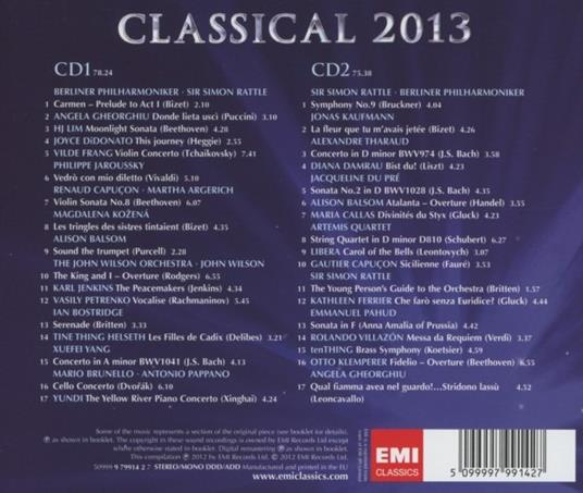 Classical 2013 - CD Audio - 2
