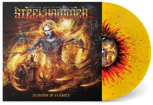 Reborn In Flames (Orange-Yellow Edition) - Vinile LP di Chris Bohltendahl's Steelhammer