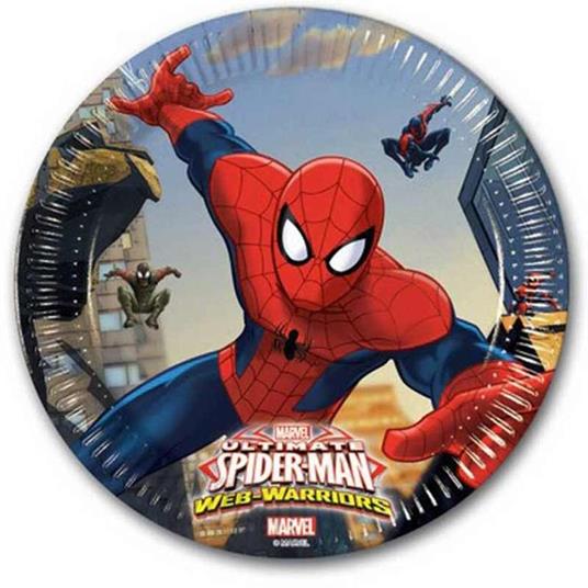 Ultimate Spider-Man. 8 Piatti 20 Cm