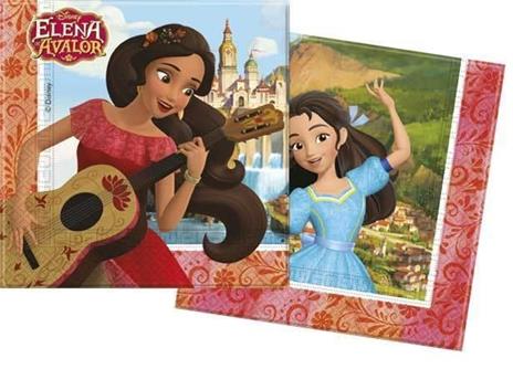 Elena Di Avalor. 20 Tovaglioli Carta Doppio Velo 33 X 33 Cm.