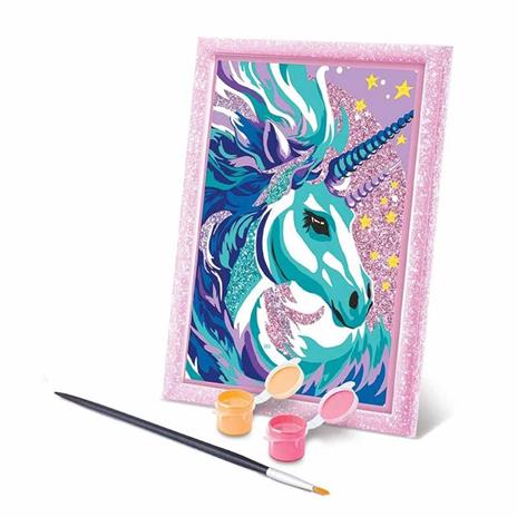 Set Pittura Paint E Frame Con Unicorno Da Favola Con Glitter As 41017 - 2